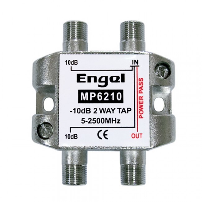 DERIVADOR TV/SAT ENGEL 2 SALIDAS 10DB 5-2500MHZ