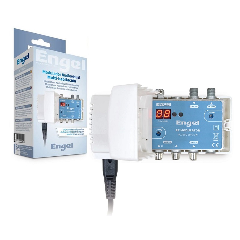 MODULADOR AUDIVISUAL MULTI-HABITACIÓN ENGEL VHF-UHF