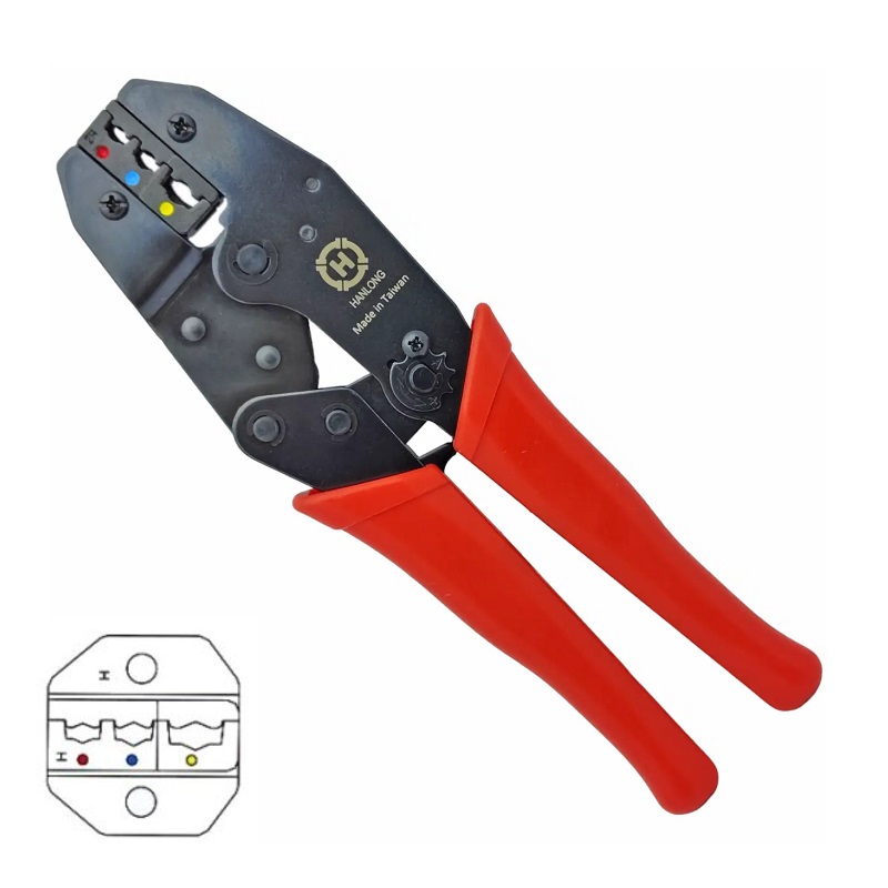 TENAZA CRIMPADORA FASTON AISLADOS 0.5/6.0mm²