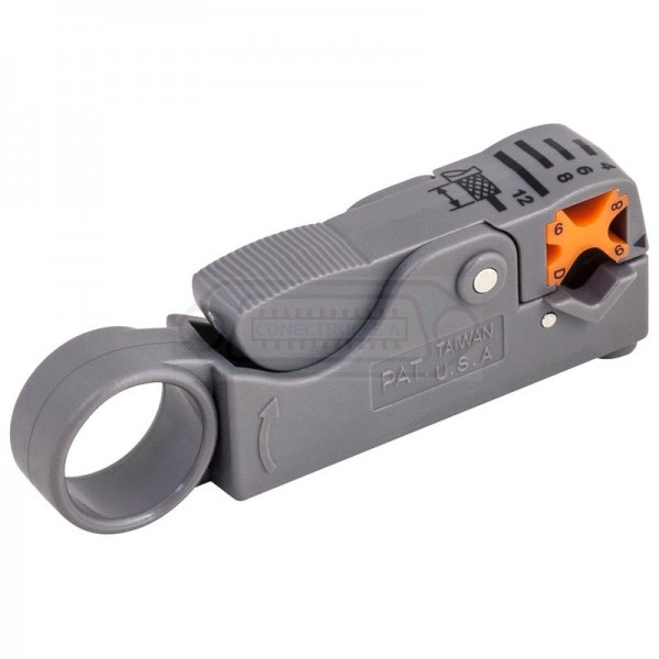 PELACABLES GIRATORIO DH PARA CABLES COAXIALES