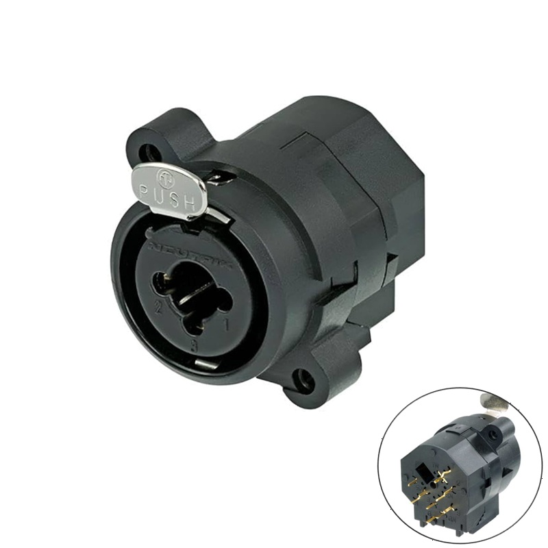CONECTOR XLR 3P / JACK 6.3mm ST HEMBRA NEUTRIK PCB