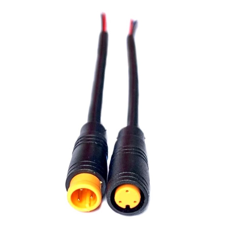 JUEGO CONECTORES M8 M-H AÉREO 3 PINES IP65