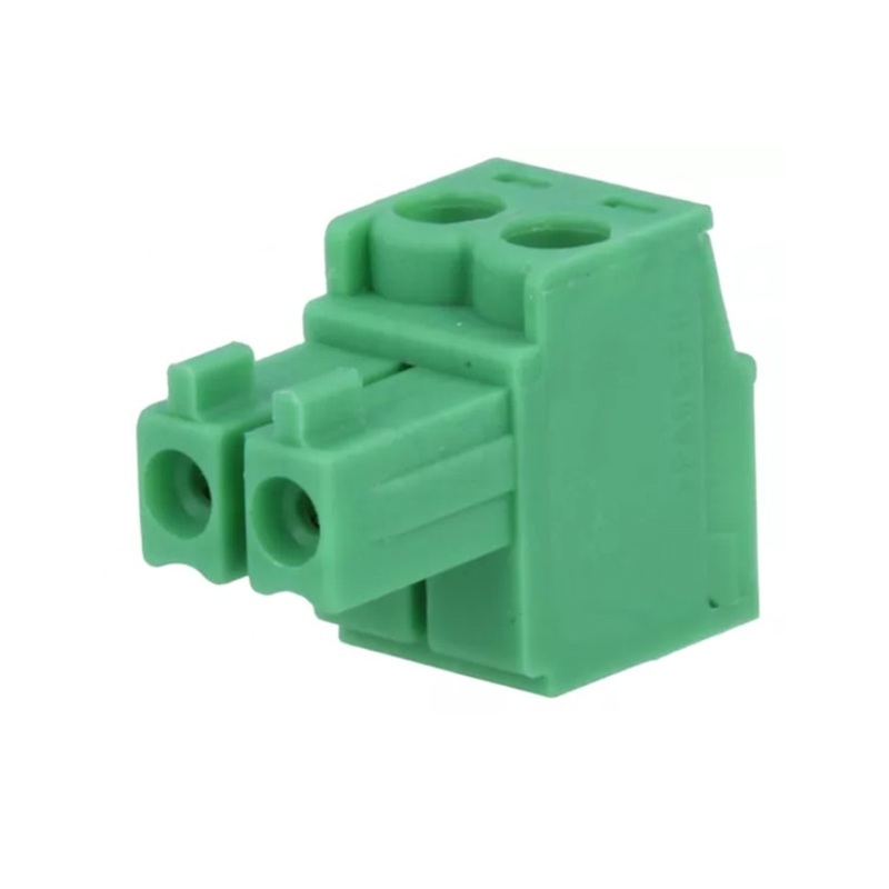 CLEMA ENCHUFABLE 3.5mm HEMBRA 2 VÍAS RECTO A TORNILLO