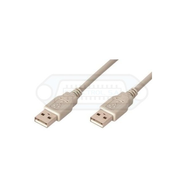 CABLE USB-A 2.0 MACHO - MACHO 2m