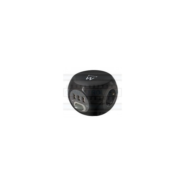 POWER BLOCK CON 3 PUERTOS USB