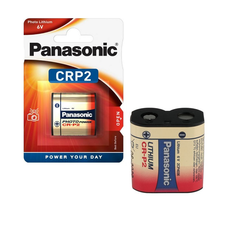 PILA ESPECIAL PANASONIC CRP2 LITIO 6V 1400mAh PACK 1U