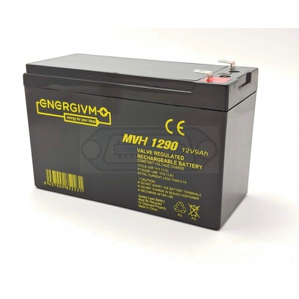BATERÍA PLOMO AGM ENERGIVM 12V 9AH