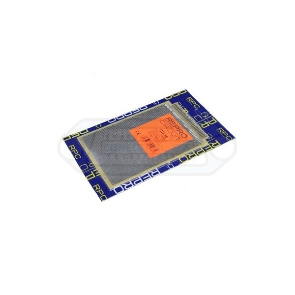 PLACA BAQUELITA PISTAS 2.54MM 100X160MM. FR3