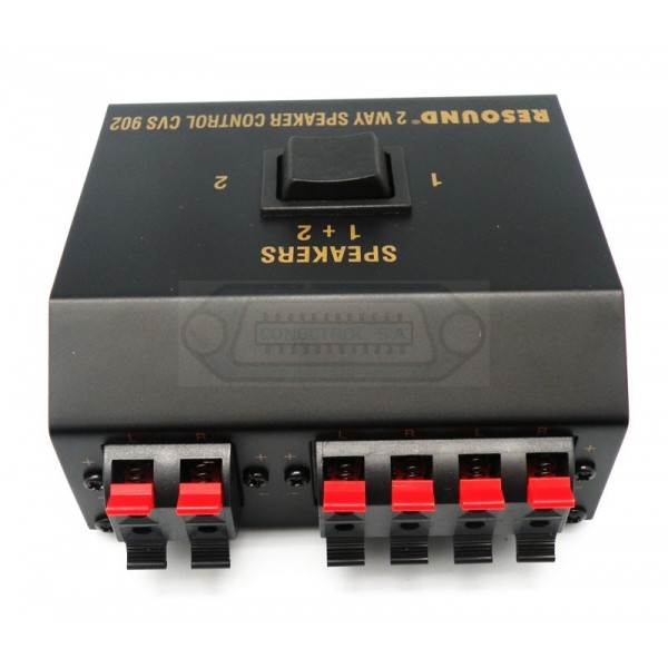SELECTOR ALTAVOCES 2 VÍAS ESTÉREO CVS902