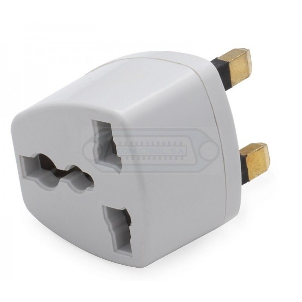 ADAPTADOR SCHUKO HEMBRA A INGLÉS MACHO