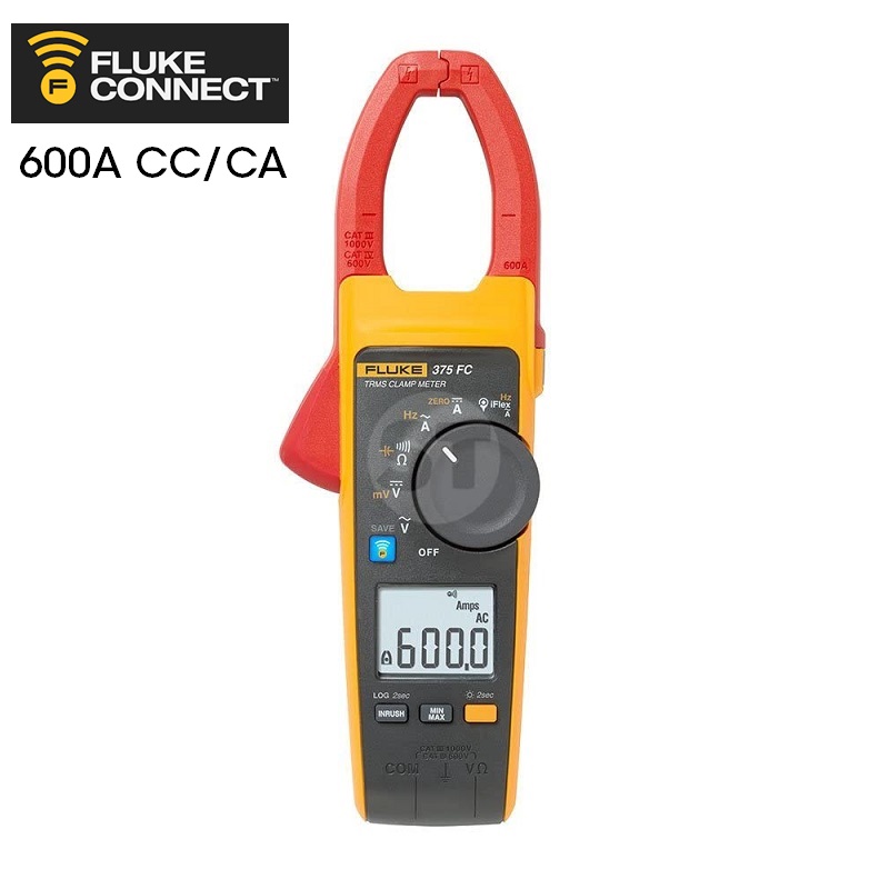 PINZA AMPERIMÉTRICA FLUKE 375 FC TRMS 600A CA/CC IFLEX