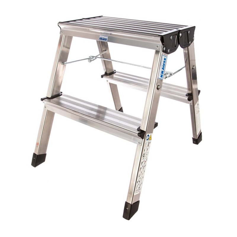 ESCALERA PLEGABLE DE ALUMINIO 2X2 PELDAÑOS KRAUSE