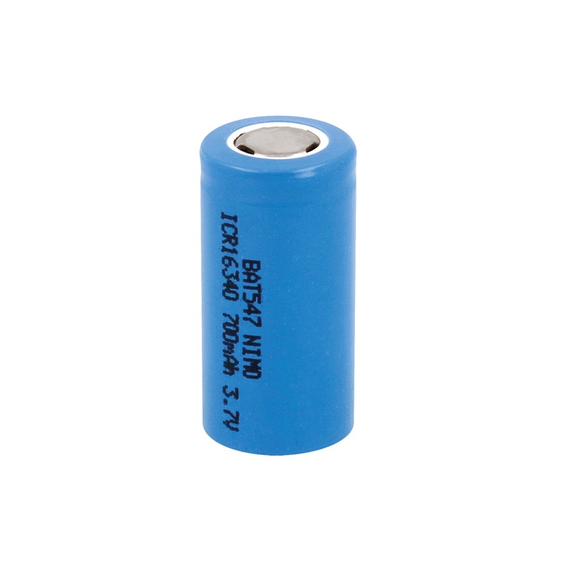 BATERÍA LITIO 3.7V 700mAh ICR16340 SIN CTO. CONTROL