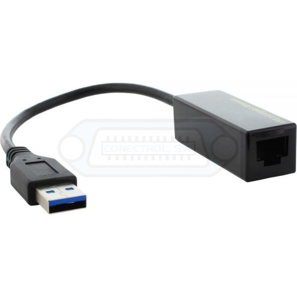 ADAPTADOR ETHERNET A USB 3.0 GIGABIT C/ CABLE