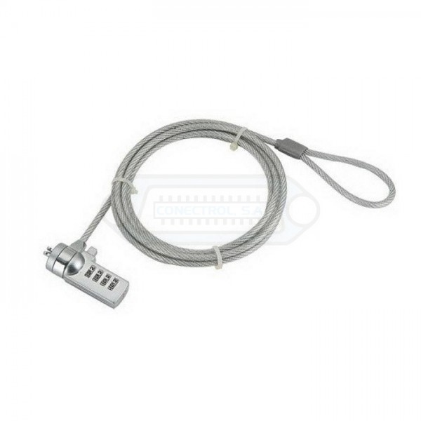 CABLE DE SEGURIDAD PARA PORTÁTIL DE CÓDIGO