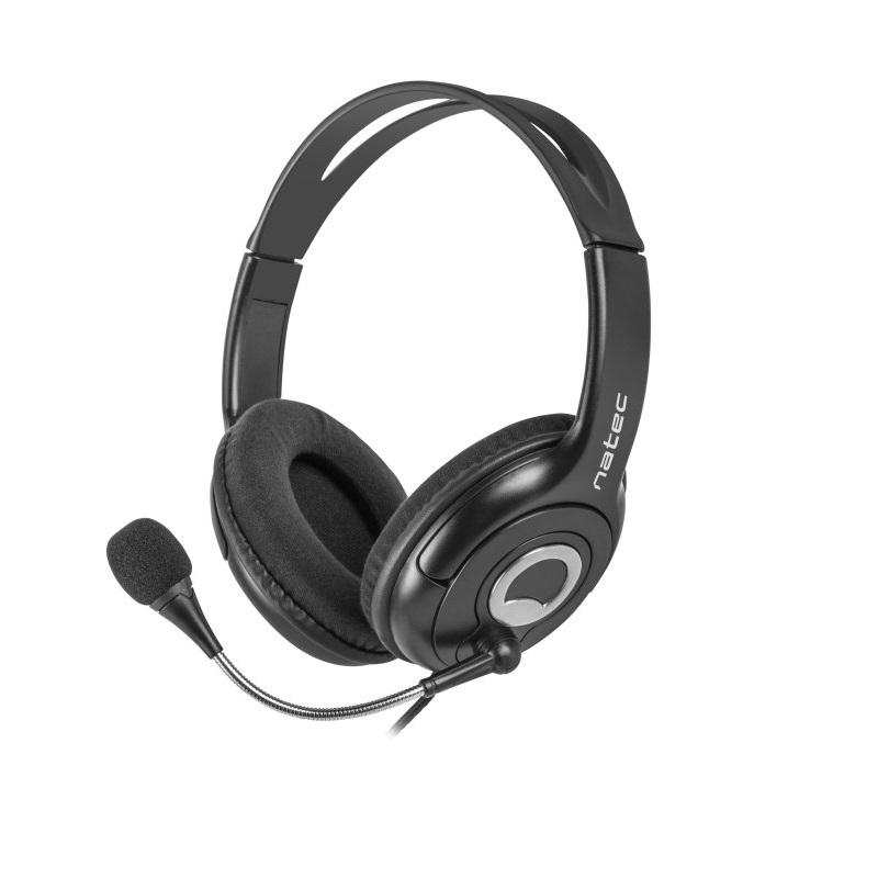 AURICULARES BINAURAL NATEC BEAR 2 NSL-1178 NEGRO