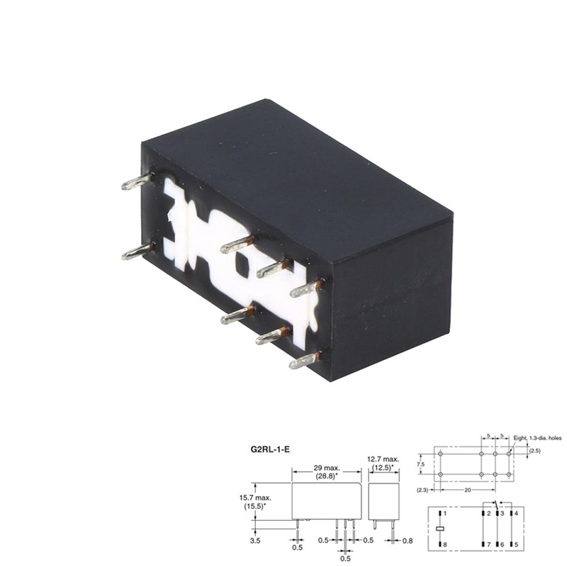 RELÉ DE POTENCIA OMRON G2RL-1-E DC 5V (1Co) 16A PCB