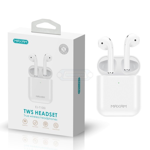 AURICULARES TRUE WIRELESS V5.1 MAXAN BLANCO
