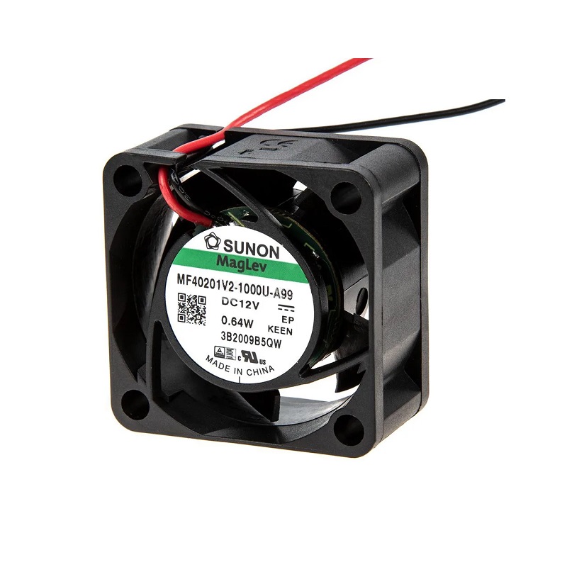 VENTILADOR AXIAL DC 12V SUNON 40x40x20mm 2 HILOS BALL-BEARING