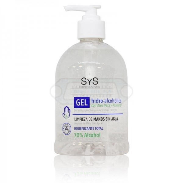DOSIFICADOR GEL HIDROALCOHÓLICO CON ALOE VERA 500ML.