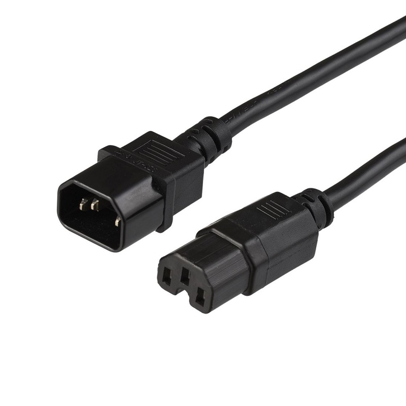 CABLE RED IEC C14 MACHO - C15 HEMBRA 2M PB FREE