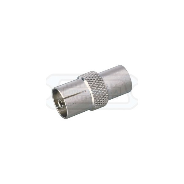 ADAPTADOR ANTENA TV 9.52mm HEMBRA - HEMBRA