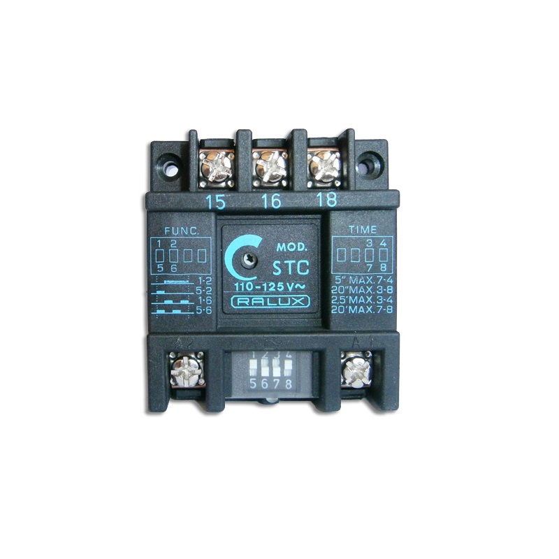 RELÉ TEMPORIZADO MULTIFUNCIÓN RALUX 110-125V AC