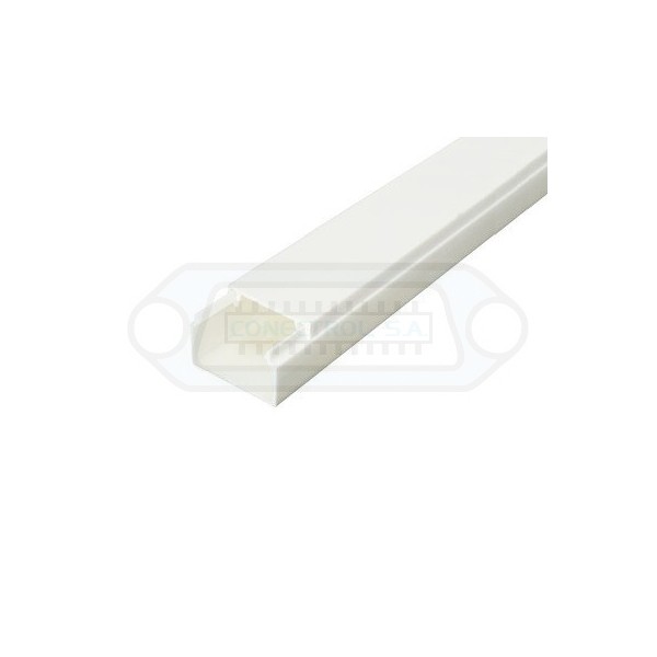 CANALETA ADHESIVA 22 MM. X 11 MM. TIRA DE 2 MTS. MARFIL