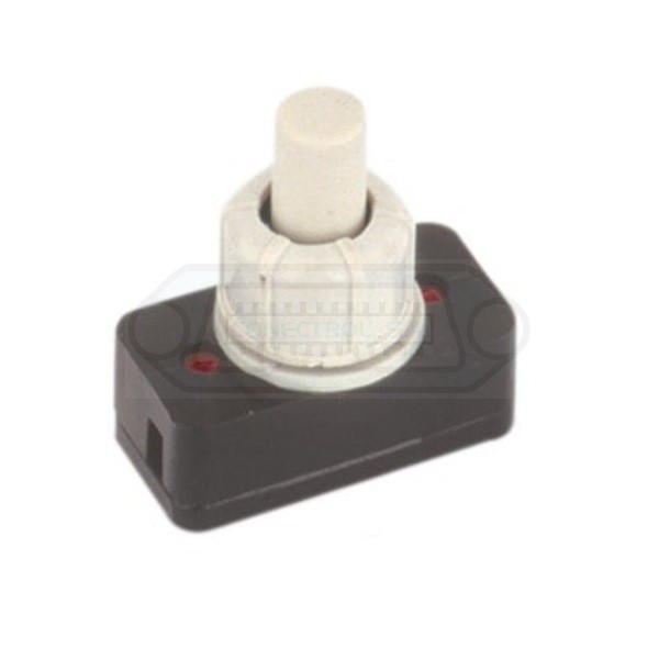 INTERRUPTOR (A PULSADOR) ON-OFF UNIPOLAR CABLE PRESIÓN BLANCO