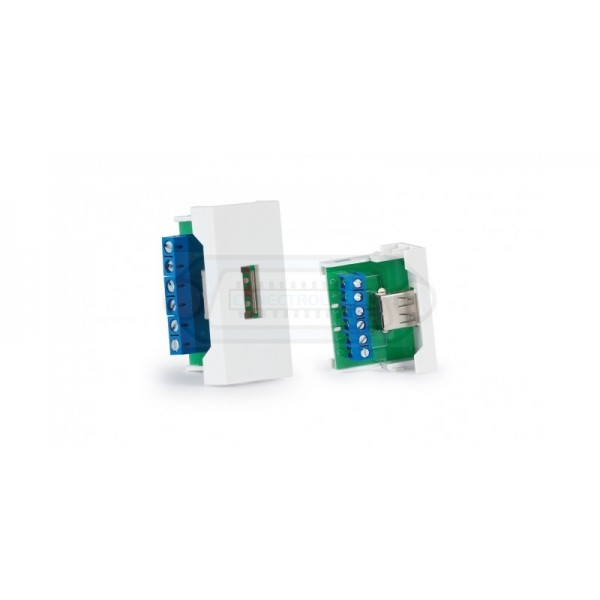 CONECTOR USB TIPO-A 1/2 PANEL DE CONEXIÓN