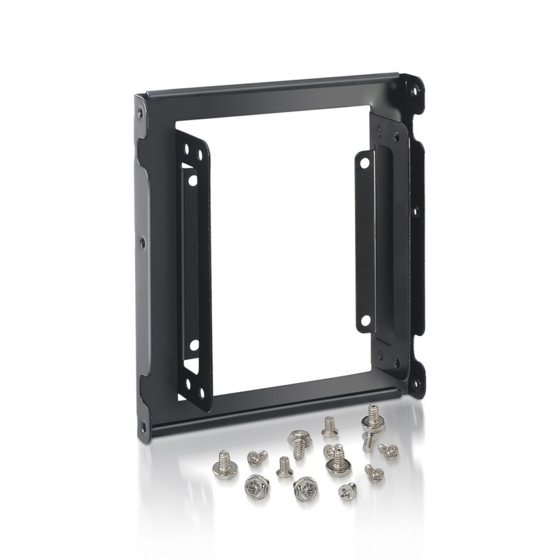 ADAPTADOR HDD/SSD BAHÍA 3.5" a 2x DISCOS 2.5" METÁLICO NEGRO