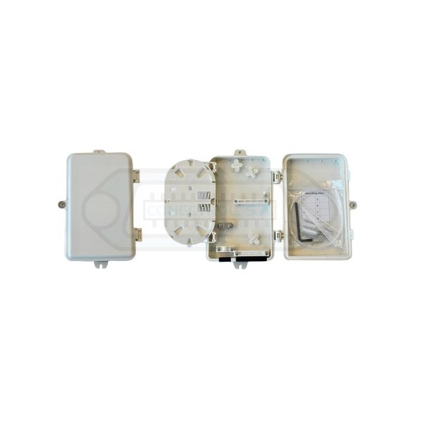 CAJA MURAL EMPALME EXTERIOR 4 FIBRAS FTTH