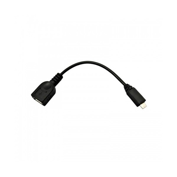 ADAPTADOR OTG USB MICRO-B MACHO - USB-A HEMBRA 0.15m