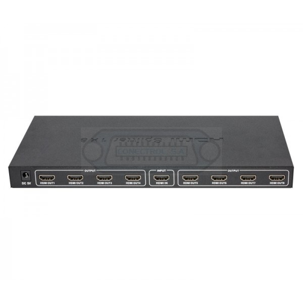 SPLITTER HDMI 8 SALIDAS UHD 4KX2K 3D