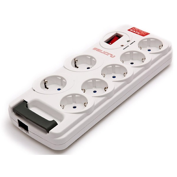 REGLETA ELÉCTRICA PROTECTORA 7 SALIDAS SPS SAFE 7