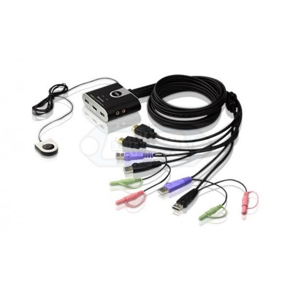 SWITCH KVM ATEN 2 PUERTOS USB/HDMI