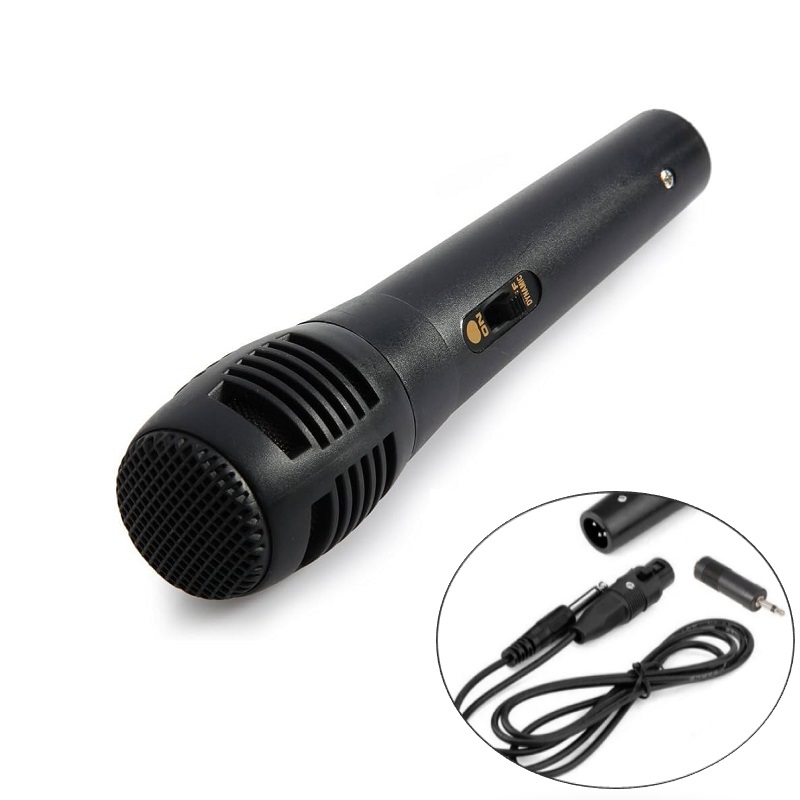 MICRÓFONO DINÁMICO UNIDIRECCIONAL 80Hz - 12Khz NEGRO