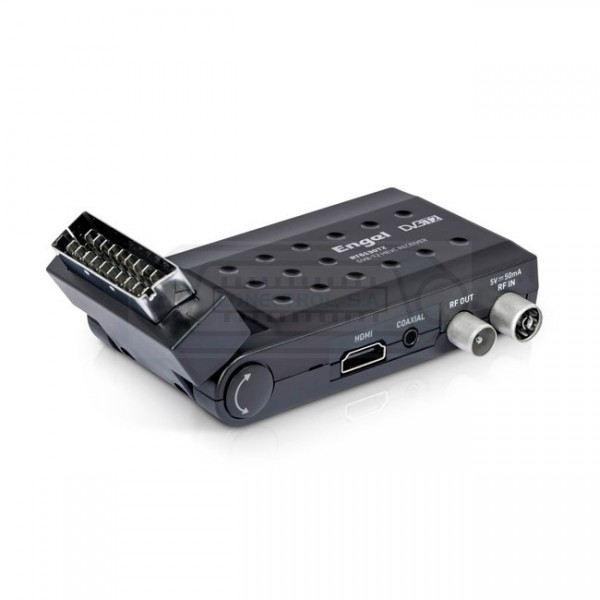 RECEPTOR DVB-T2 HEVC HD TV ENGEL RT6130T2 HDMI, SCART ARTICULADO, HDMI, PVR