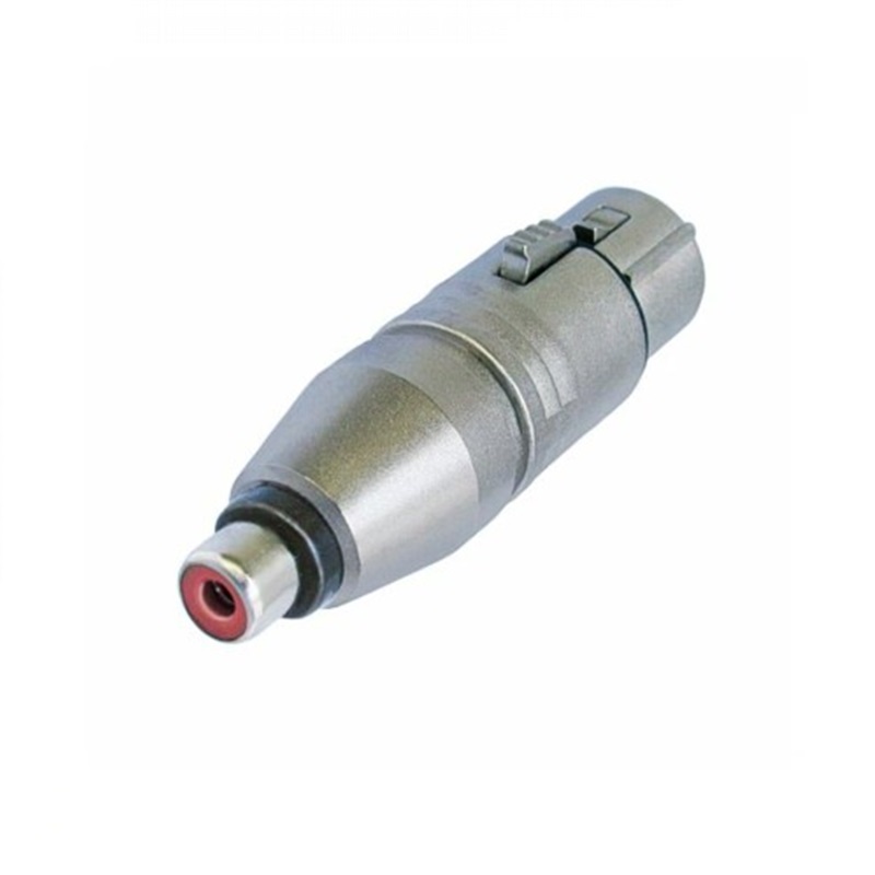 ADAPTADOR XLR 3P HEMBRA - RCA HEMBRA NEUTRIK