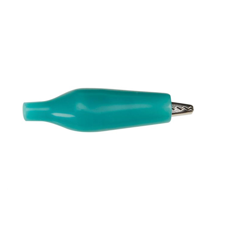 PINZA COCODRILO AISLADA 27mm VERDE