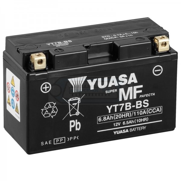 BATERÍA MOTO AGM YUASA 12V. 6.8AH