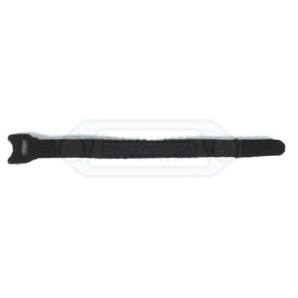 BRIDA DE VELCRO PEREL 12.5x300mm NEGRO PACK 10 UNIDADES.