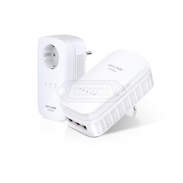 PLC KIT WIFI TP-LINK AV1200 AC DUAL BAND C/ ENCHUFE