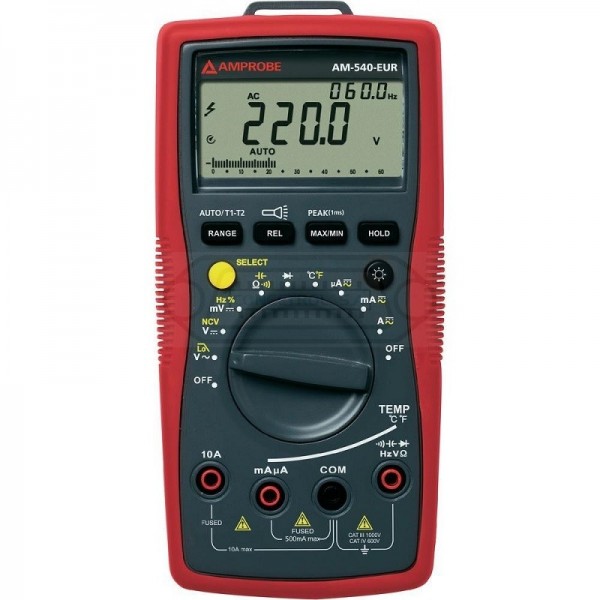 MULTÍMETRO DIGITAL AMPROBE AM-540-EUR