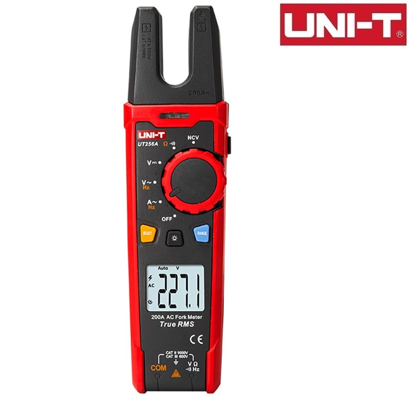 PINZA AMPERIMÉTRICA TRMS UNI-T AC 200A 750VCA/1000VCC
