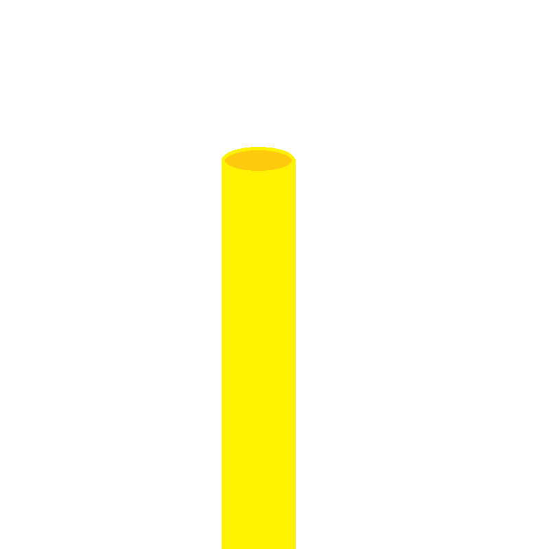 TIRA TUBO TERMORETRÁCTIL Ø4.8MM. AMARILLO 1,2MTS.