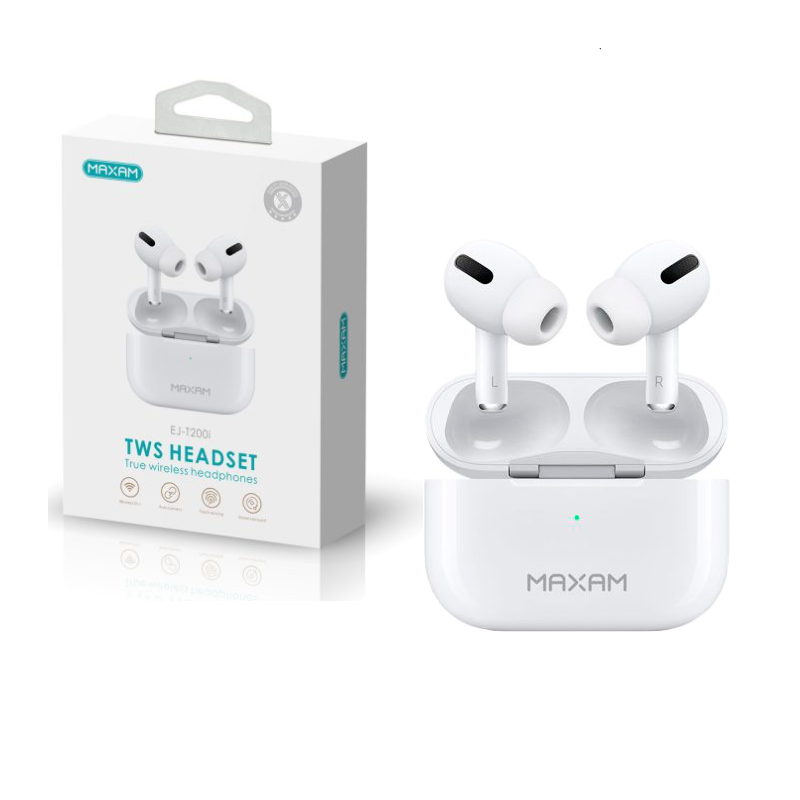 AURICULARES TRUE WIRELESS V5.1 MAXAN BLANCO