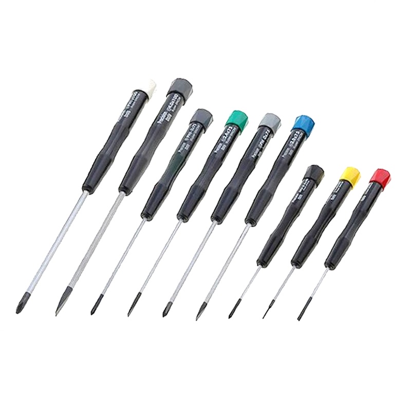 JUEGO DESTORNILLADORES PRECISIÓN PLANOS/ESTRELLA 9PCS.