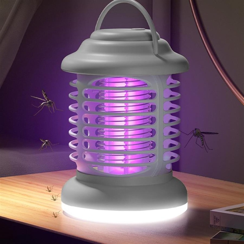 LÁMPARA LED ANTIMOSQUITOS 3 MODOS 2W RECARGABLE 5V USB-C