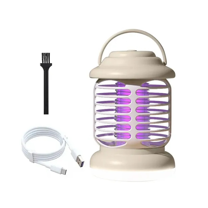LÁMPARA LED ANTIMOSQUITOS 3 MODOS 2W RECARGABLE 5V USB-C - Imagen 4